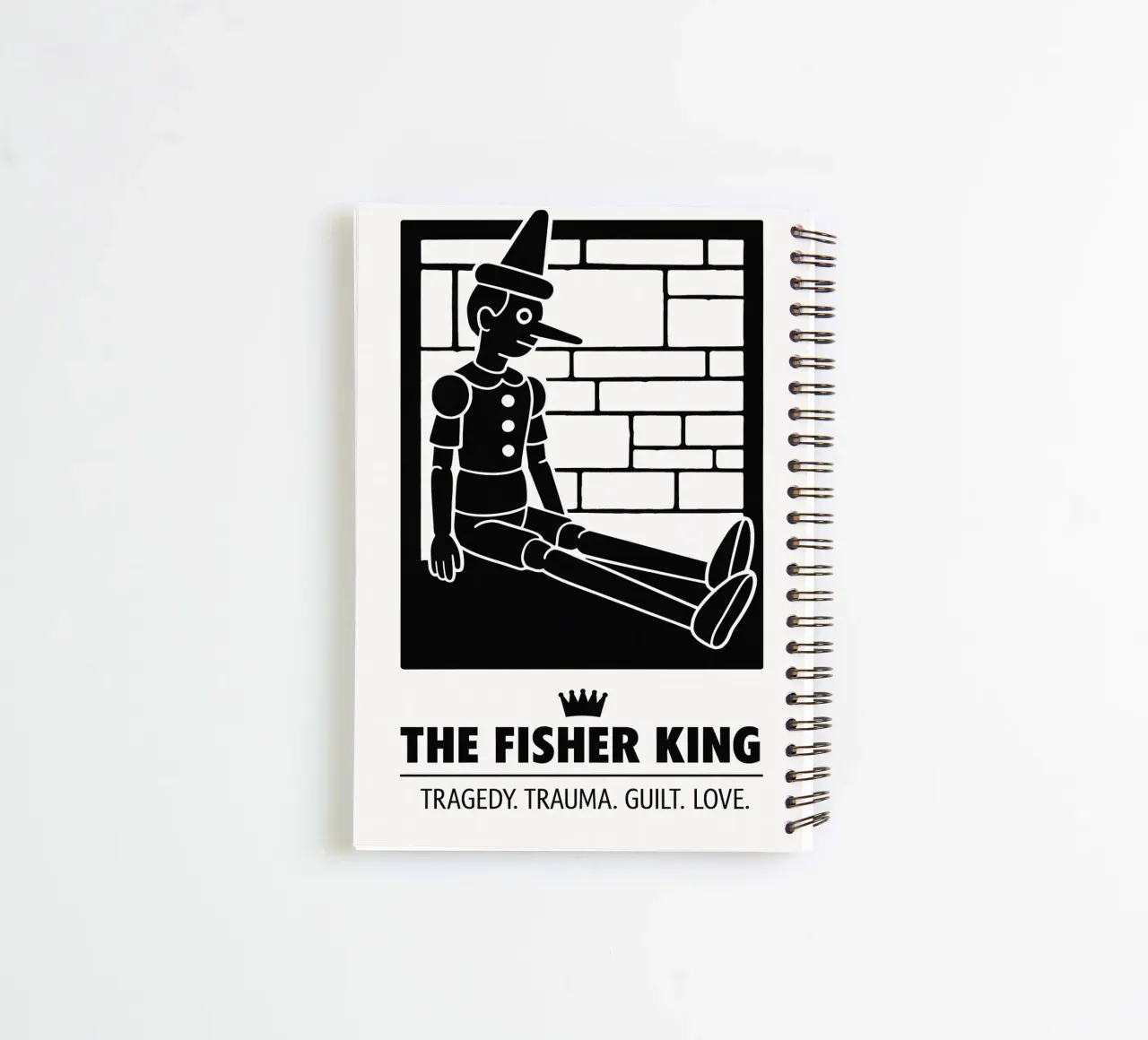 The Fisher King Print spiral notebook by MoviesArt