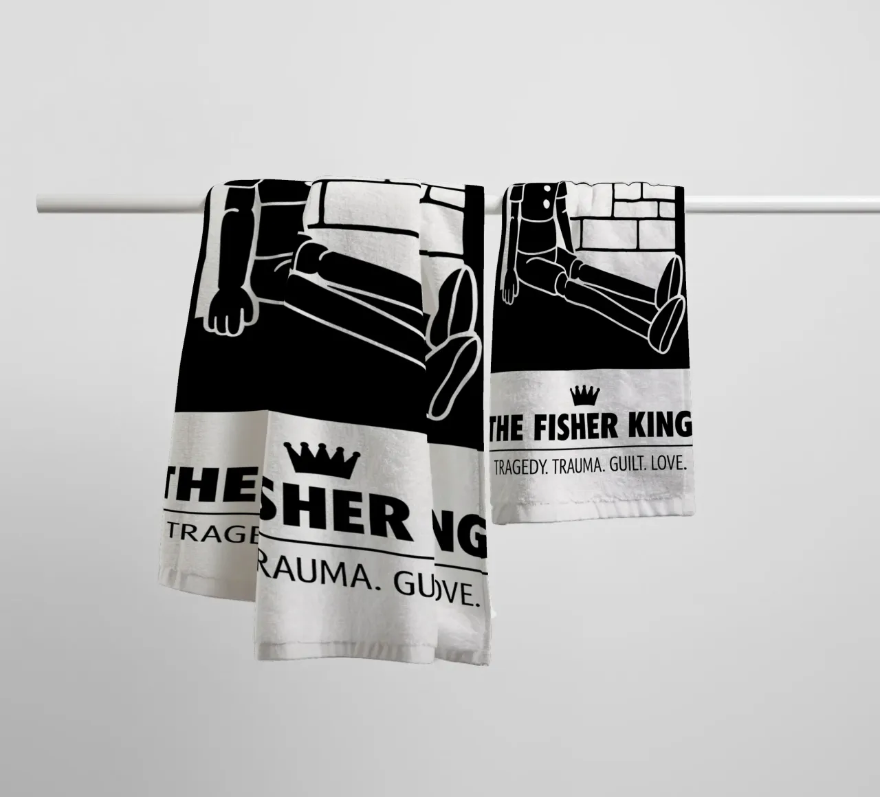 The Fisher King Print asciugamano da bagno da MoviesArt