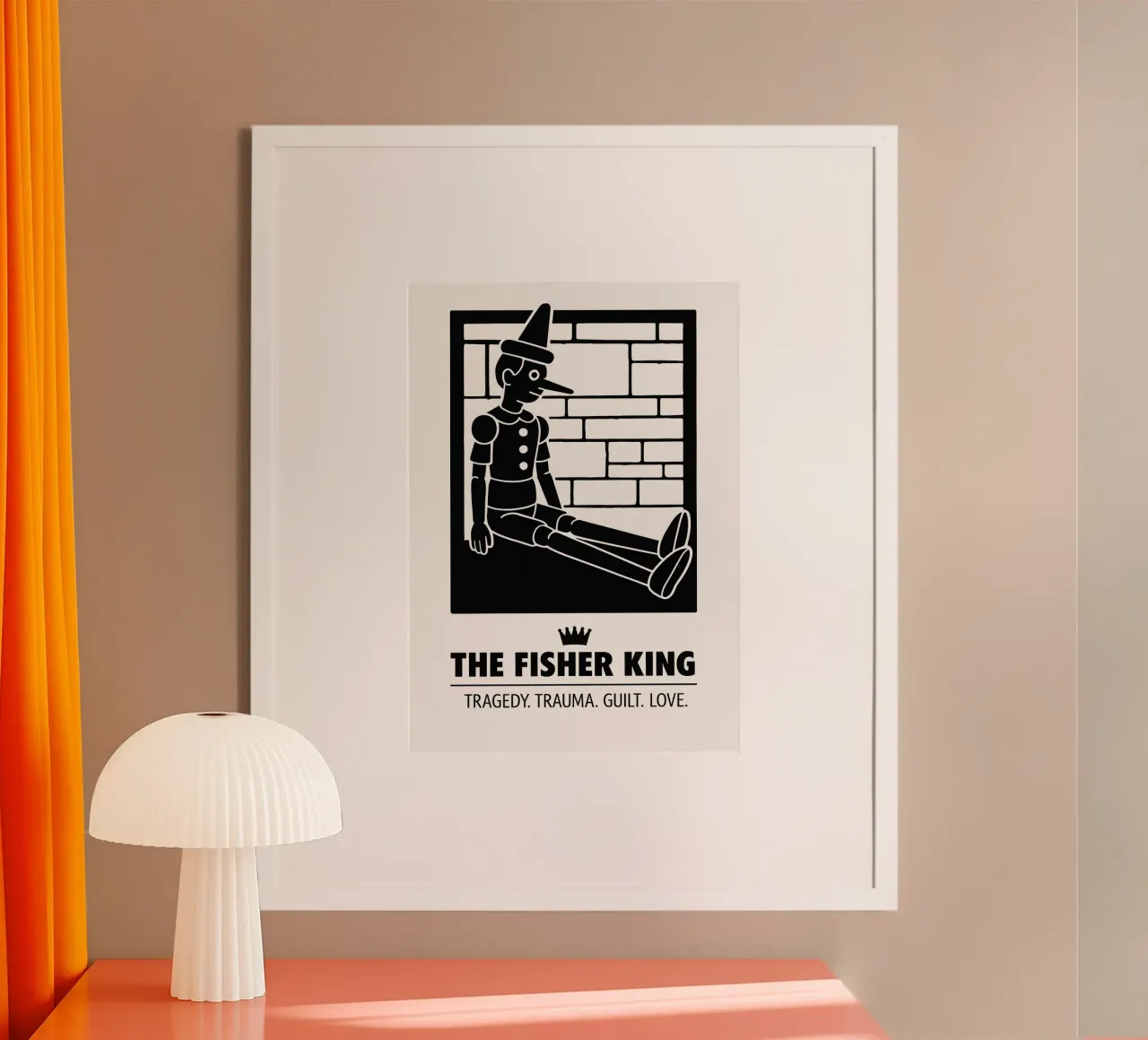 The Fisher King Print carta hahnemühle da MoviesArt