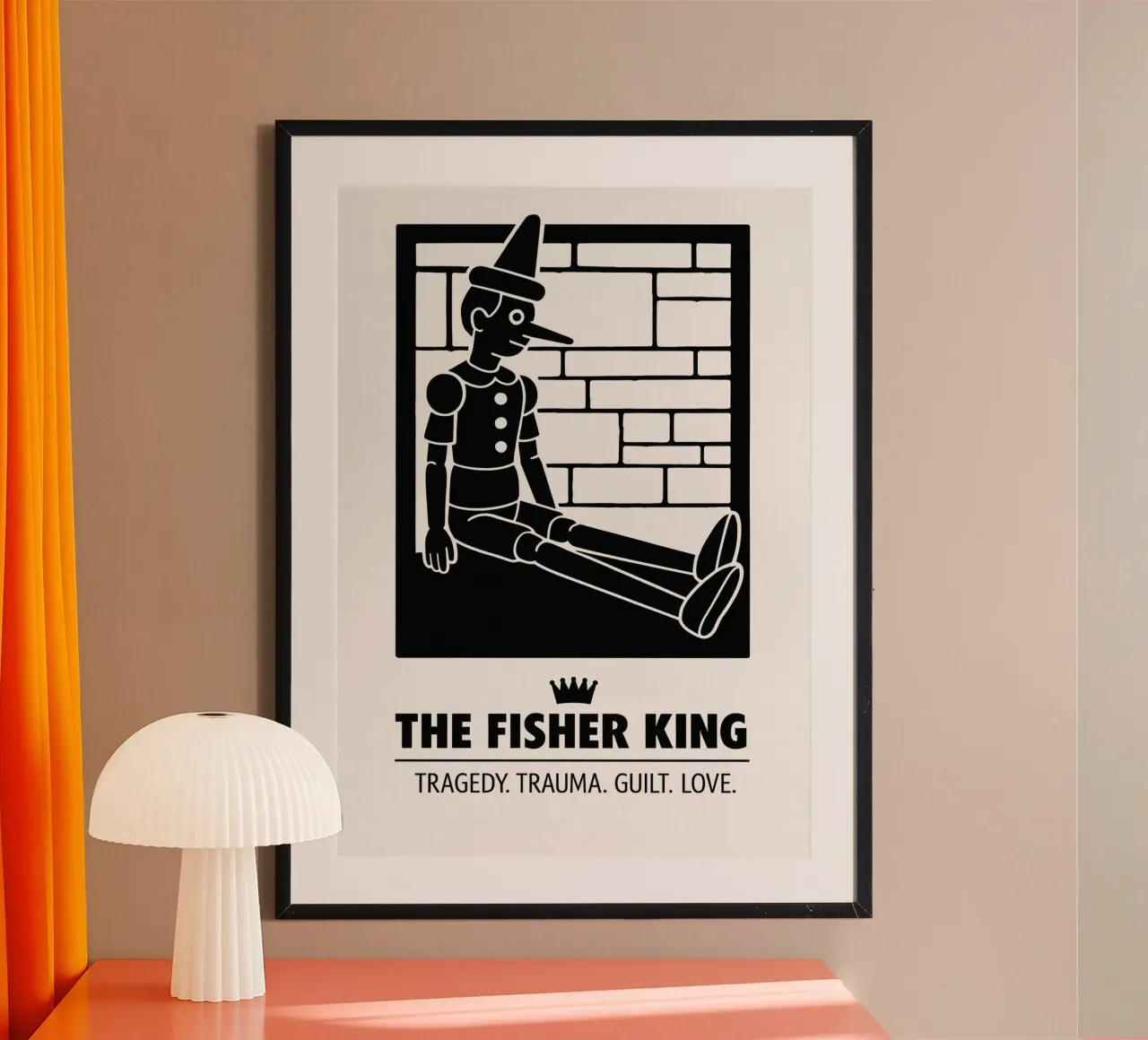 The Fisher King Print carta hahnemühle da MoviesArt