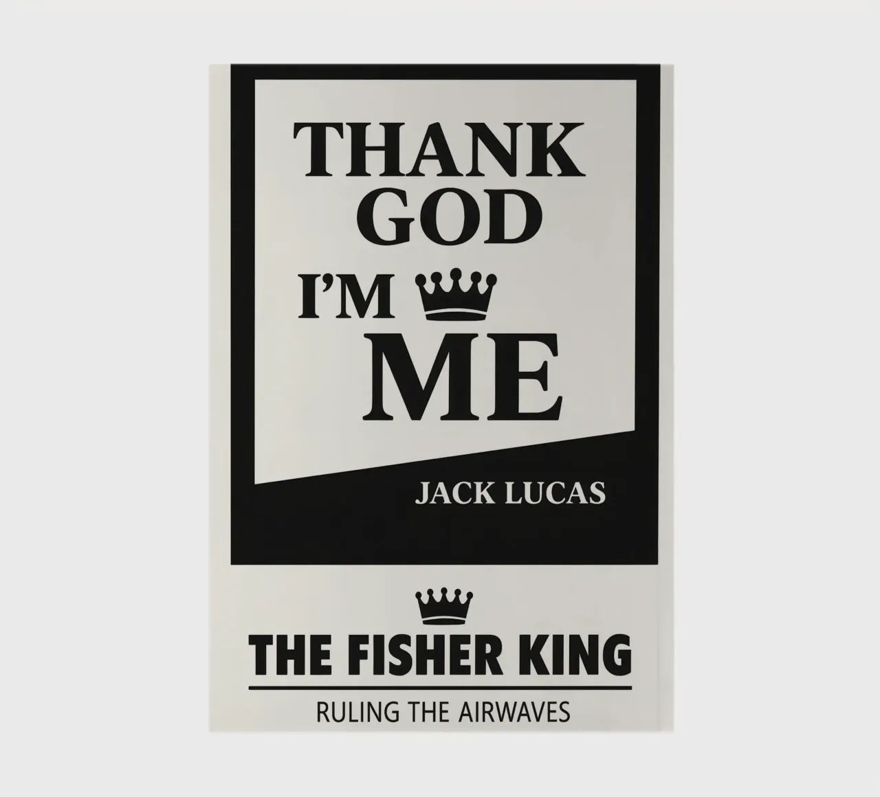 The Fisher King Print notebook by MoviesArt