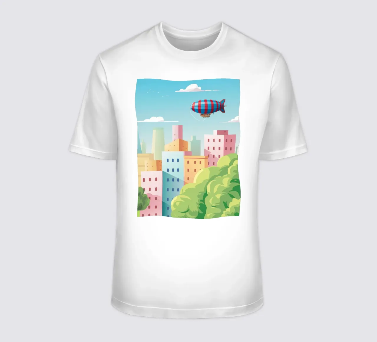Sogno di una città galleggiante t-shirt da Murni Strokes