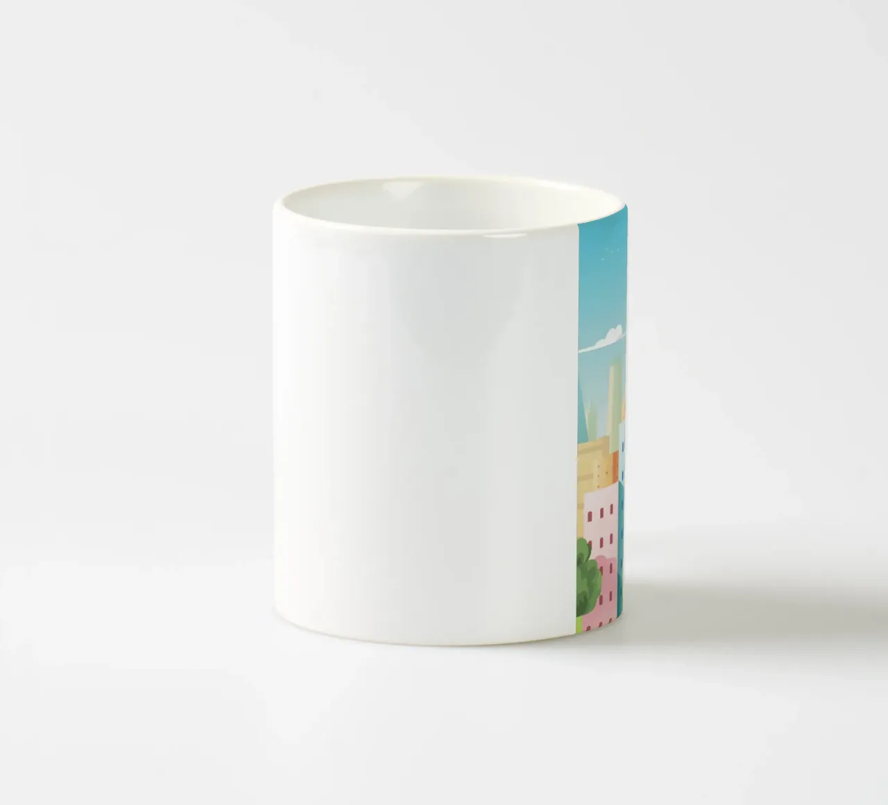 Sogno di una città galleggiante tazza in ceramica da Murni Strokes