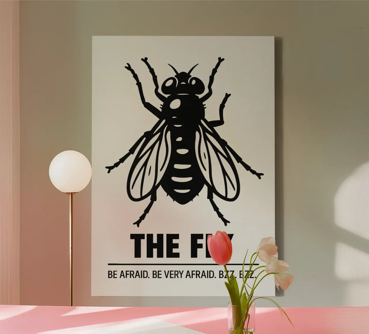The Fly Print tela da MoviesArt