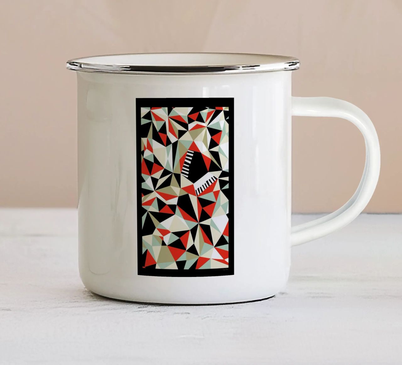 Jazz tazza in smalto da Prelude Posters