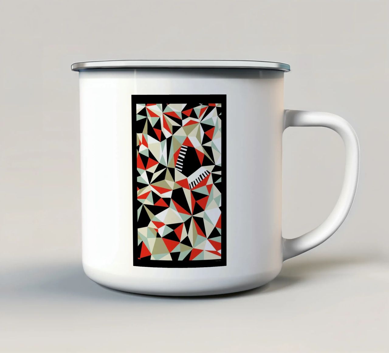 Jazz tazza in smalto da Prelude Posters