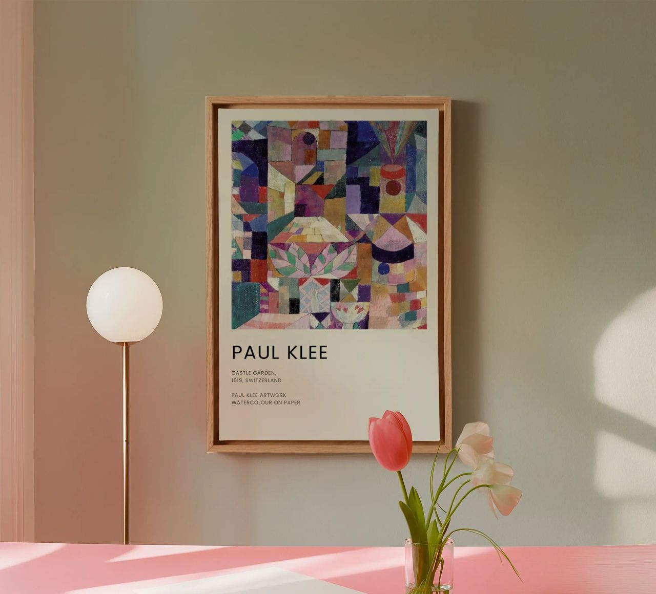 Klee - Castle Garden Leinwand von Vintage by JUNIQE