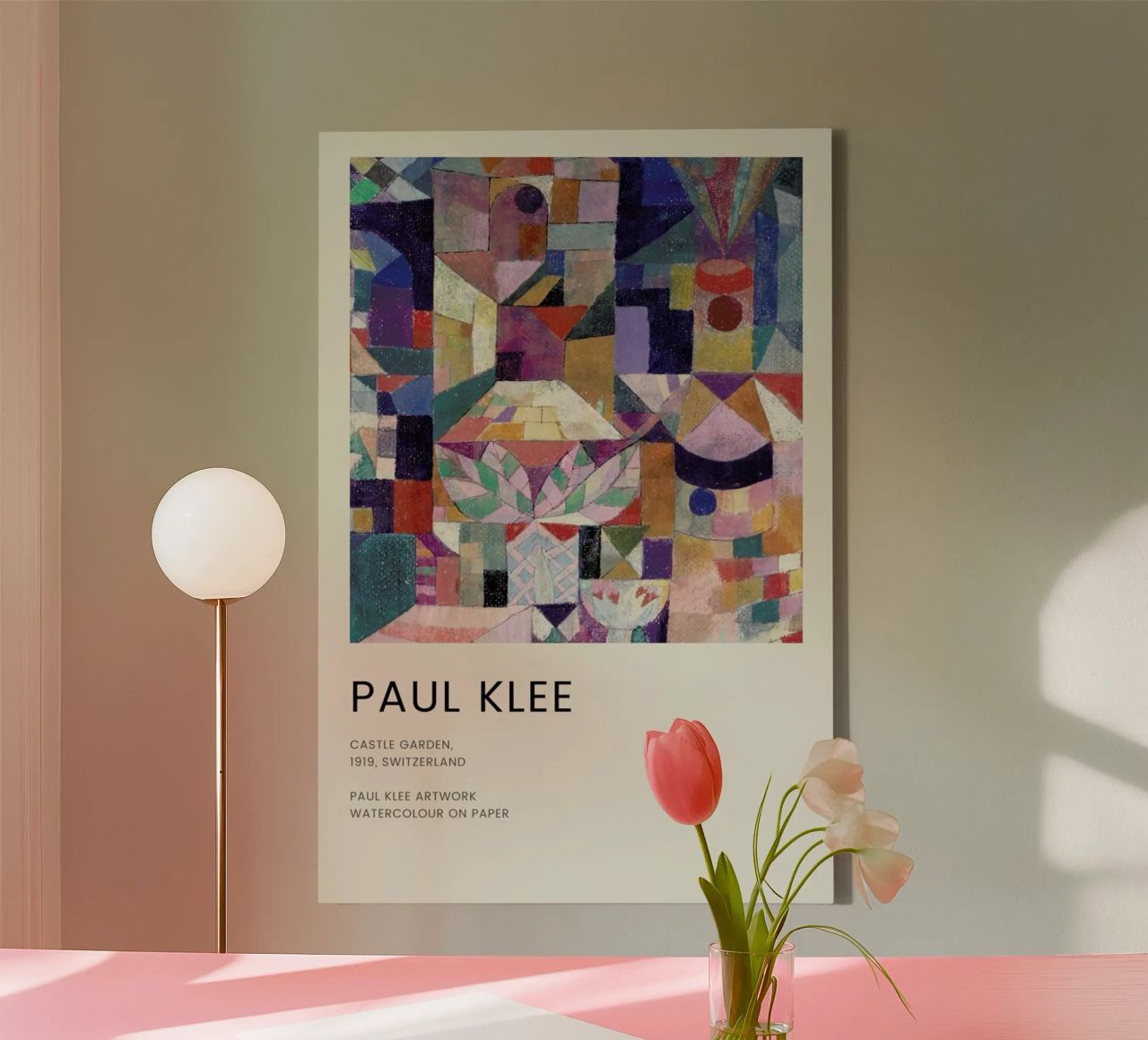 Klee - Castle Garden Leinwand von Vintage by JUNIQE