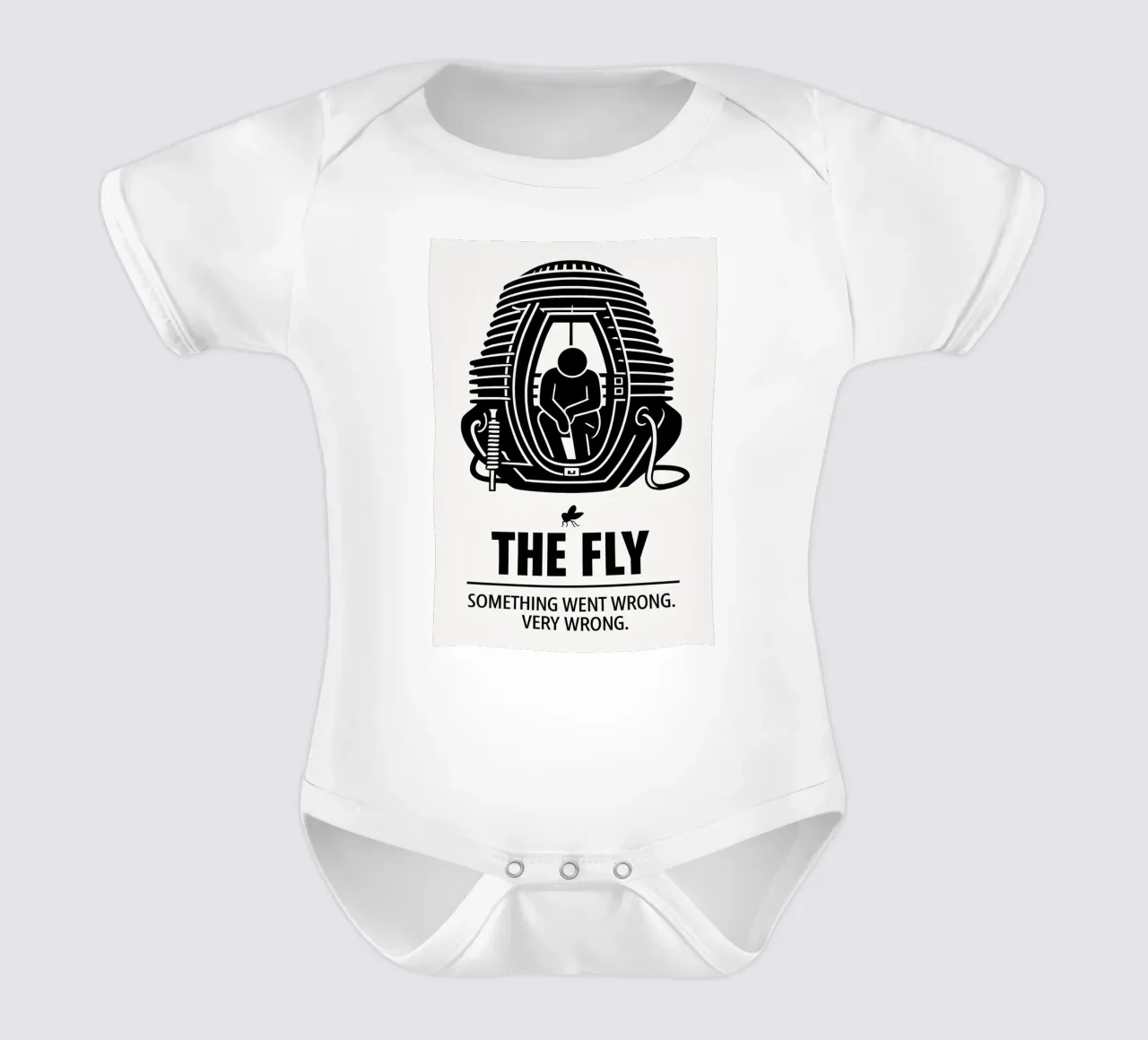 The Fly Print body neonato maniche corte da MoviesArt