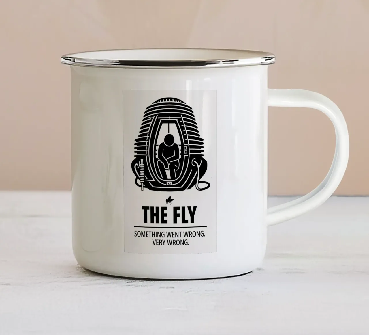 The Fly Print tazza in smalto da MoviesArt