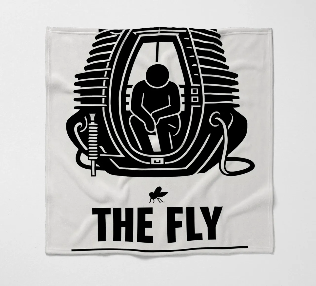 The Fly Print coperta in pile da MoviesArt