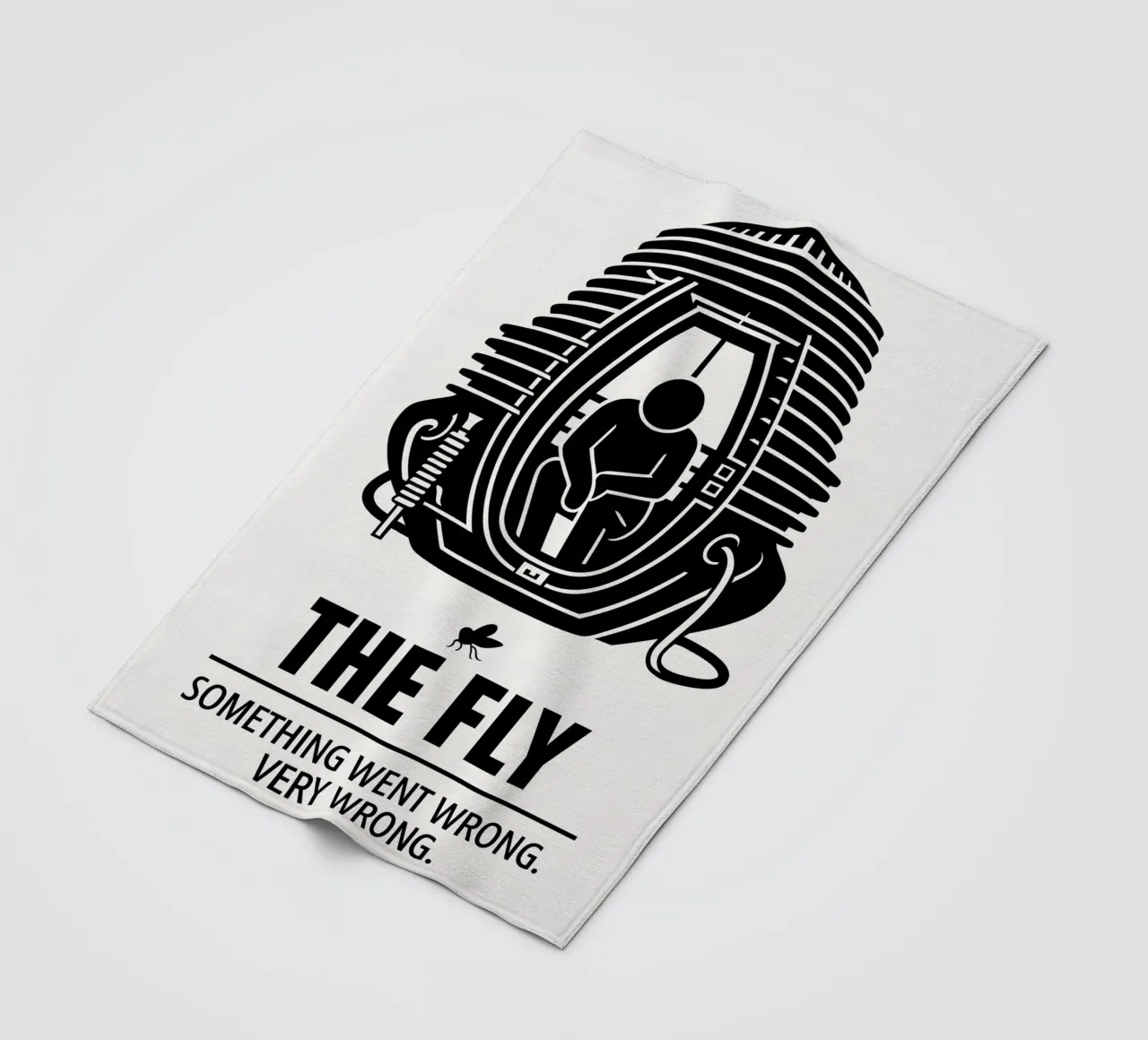 The Fly Print coperta in pile da MoviesArt