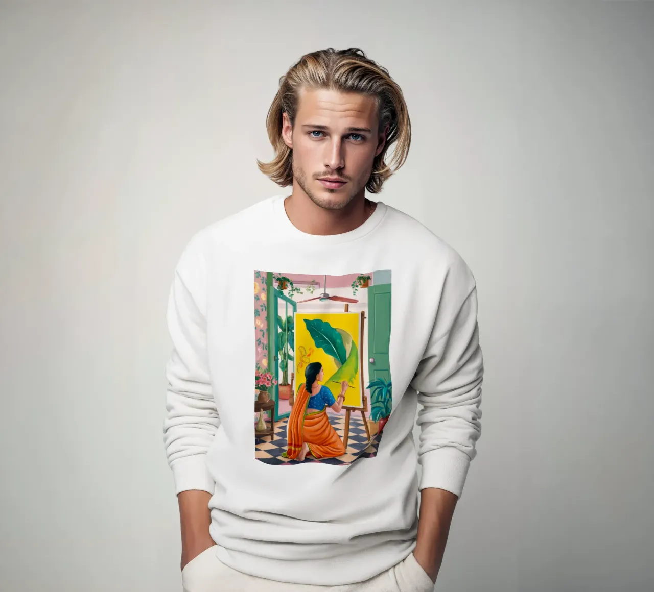 Sari Emerald Poise felpa da Pake Nebula