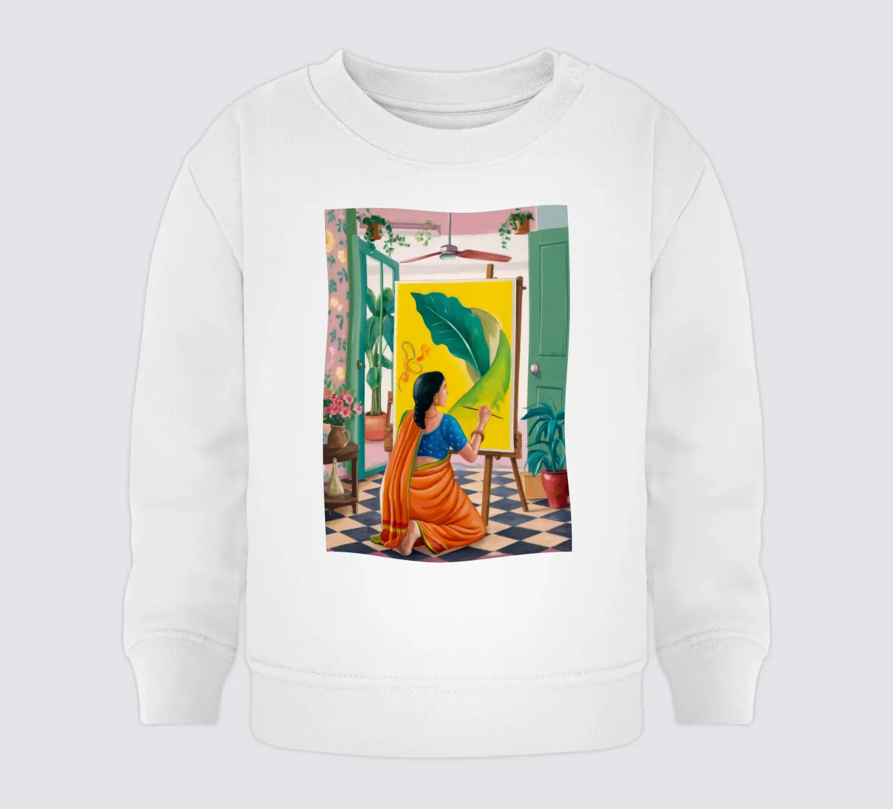 Sari Emerald Poise felpa neonato da Pake Nebula