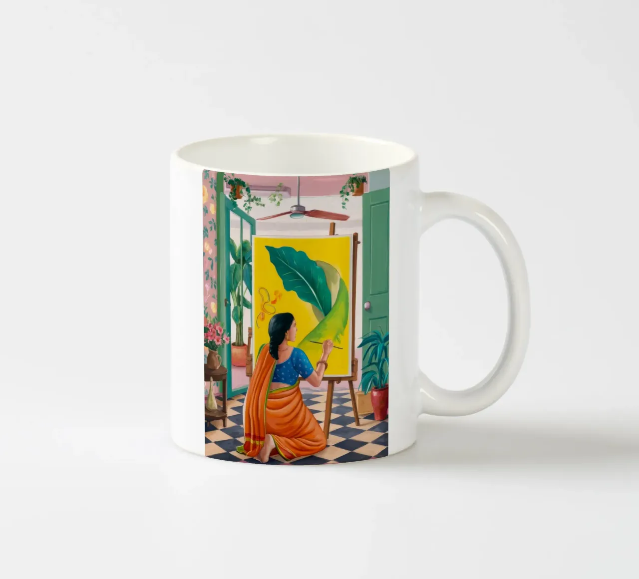 Sari Emerald Poise tazza in ceramica da Pake Nebula