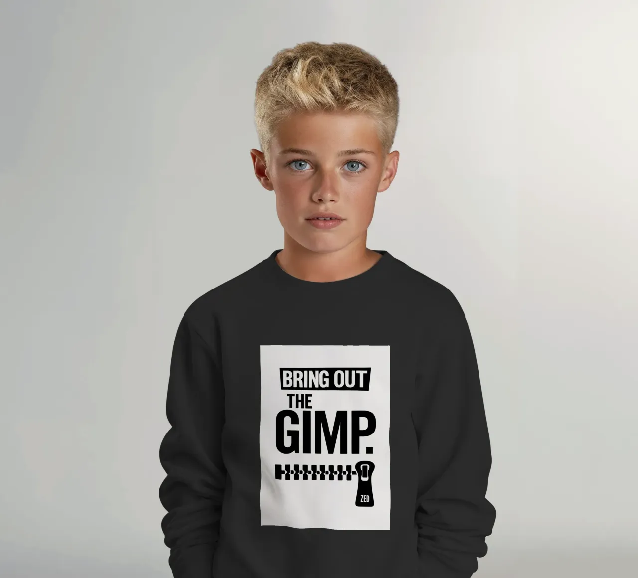 The Gimp Print felpa bambino da MoviesArt