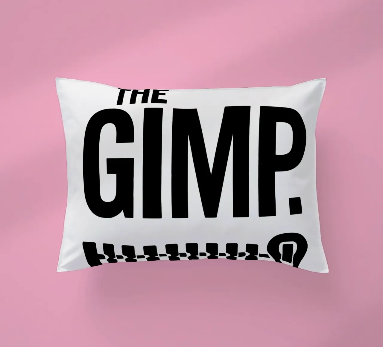 The Gimp Print cuscino da MoviesArt