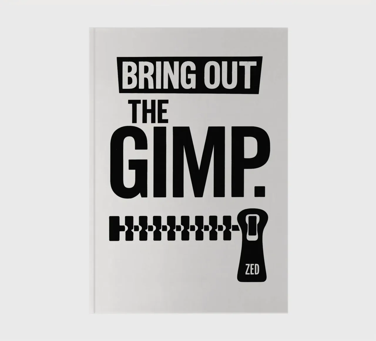The Gimp Print notebook by MoviesArt