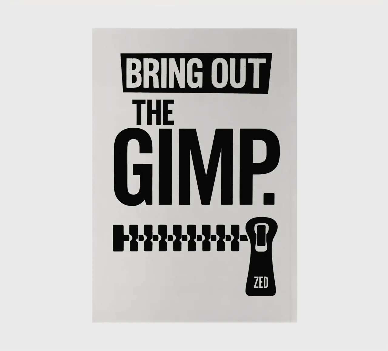 The Gimp Print notebook by MoviesArt