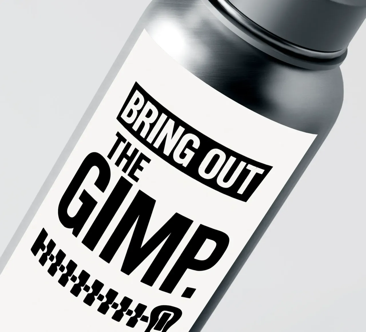 The Gimp Print adesivo da MoviesArt