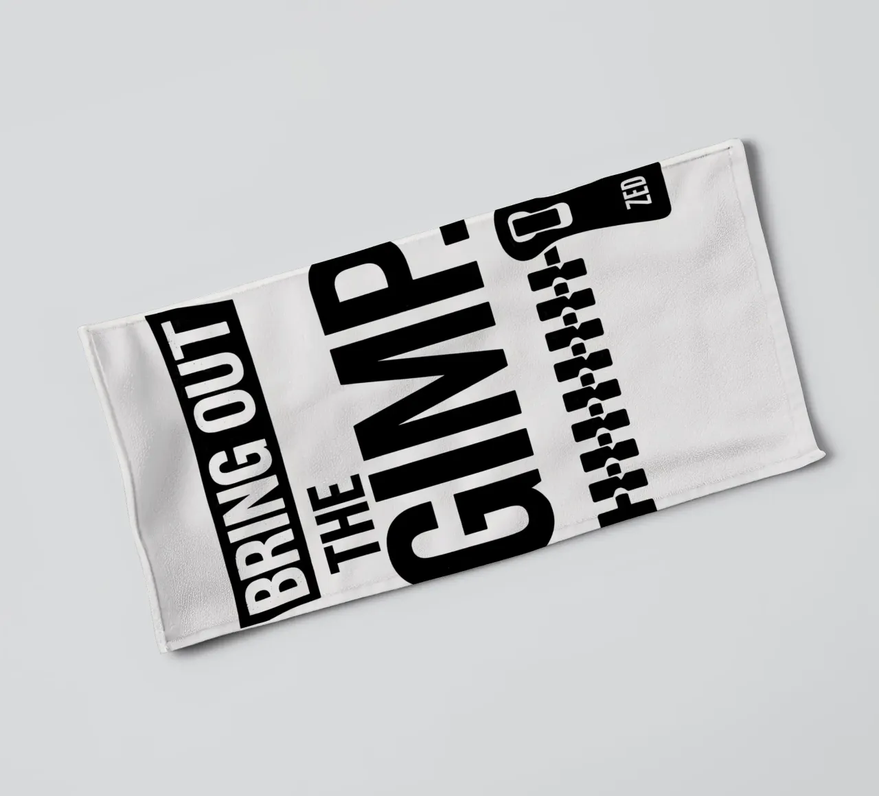 The Gimp Print towel by MoviesArt