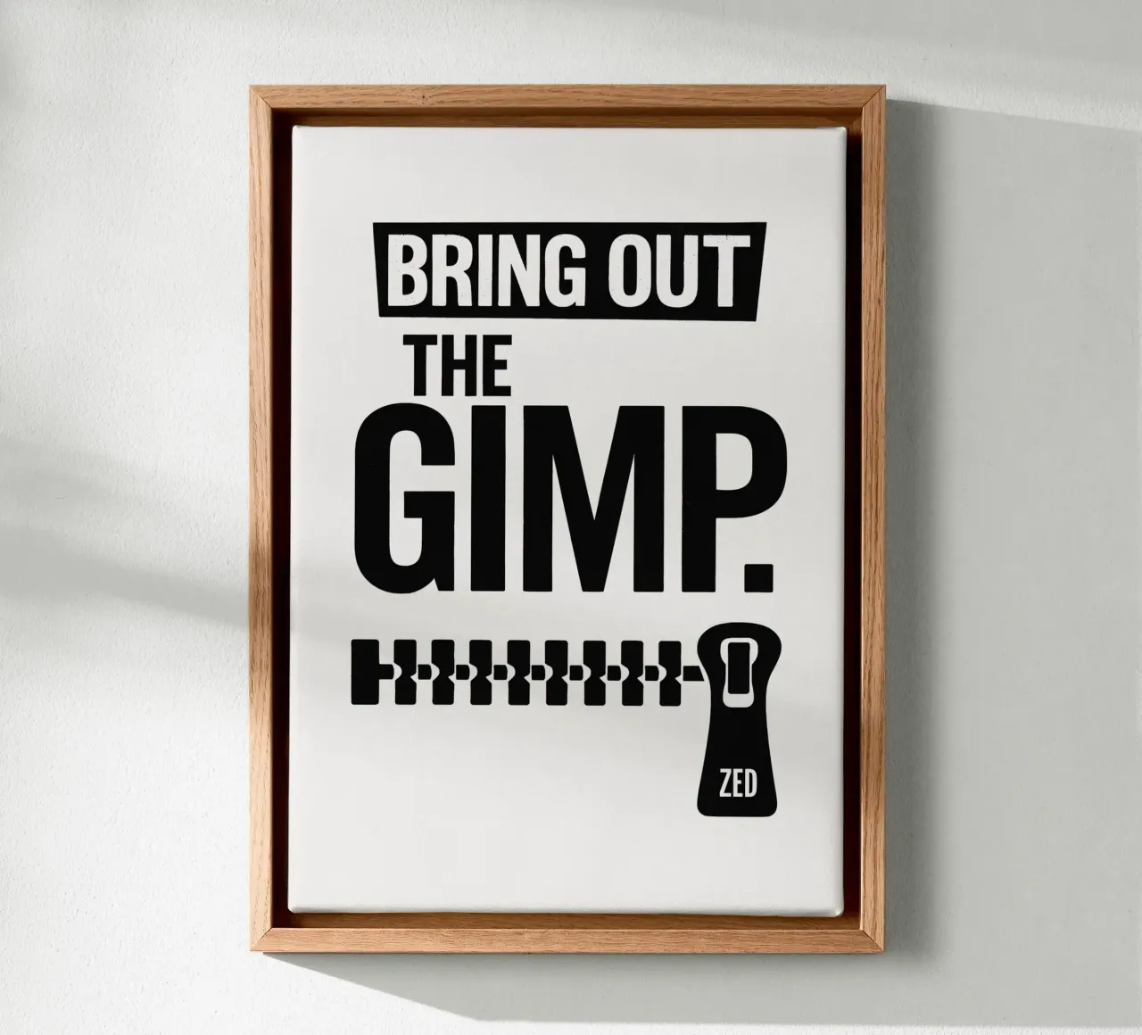 The Gimp Print tela da MoviesArt