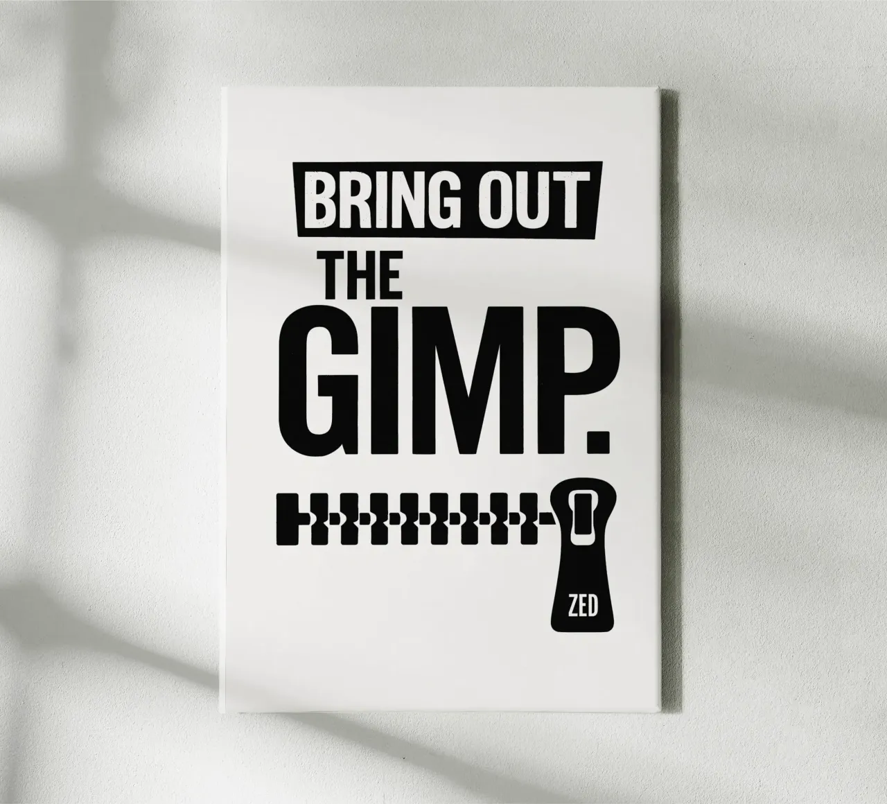 The Gimp Print tela da MoviesArt