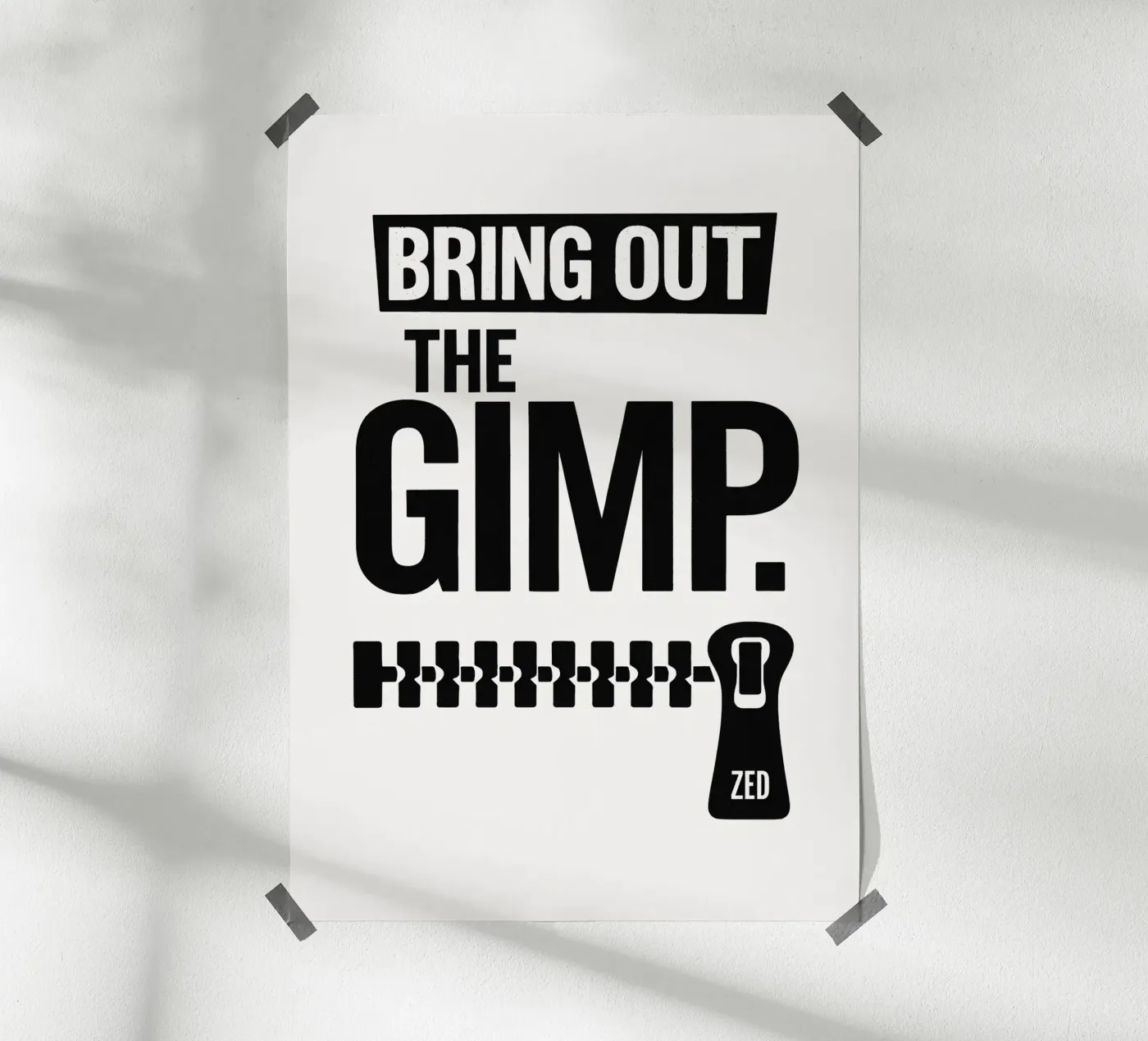 The Gimp Print poster da MoviesArt