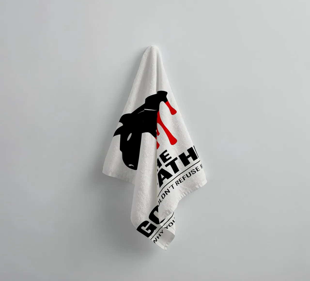The Godfather Print asciugamano da bagno da MoviesArt