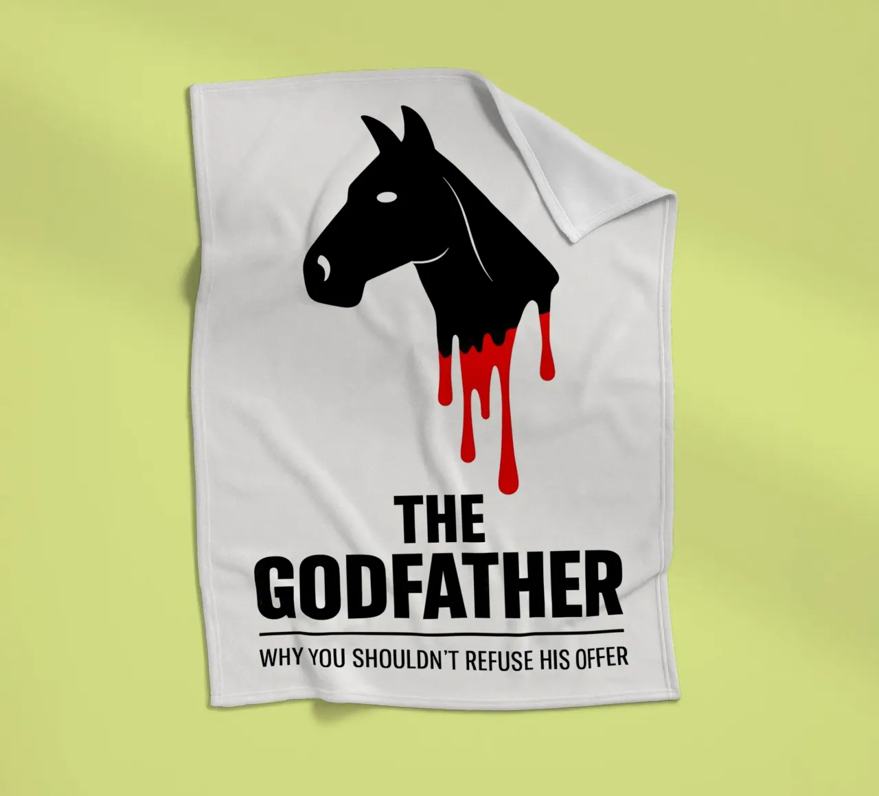 The Godfather Print coperta in pile da MoviesArt