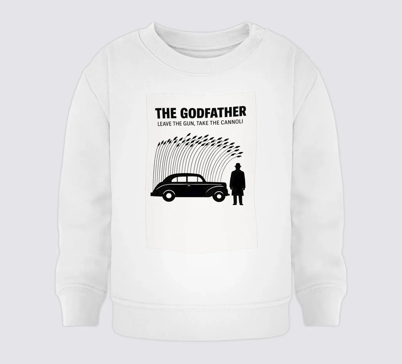 The Godfather Print felpa neonato da MoviesArt