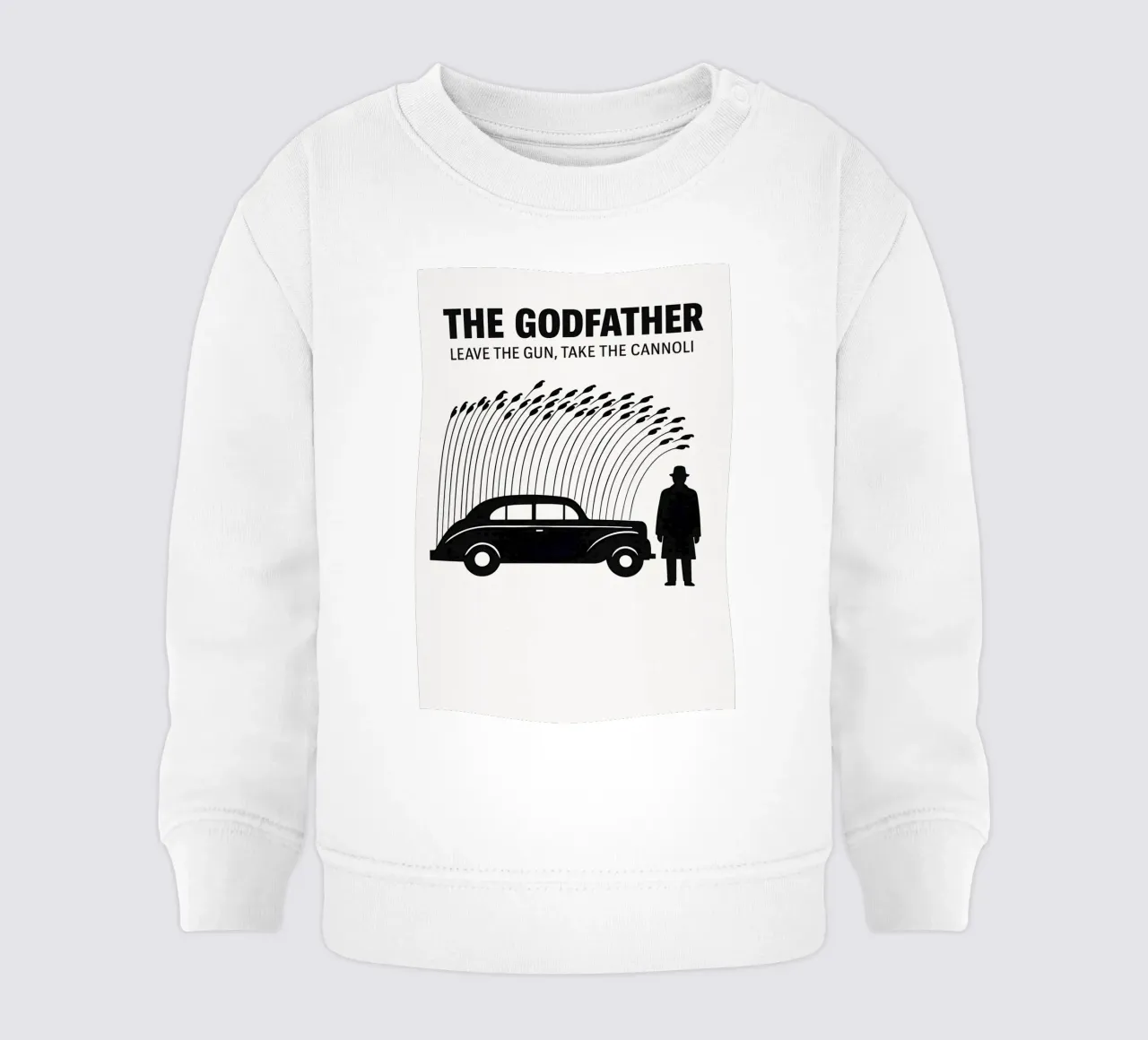 The Godfather Print Baby Sweatshirt von MoviesArt
