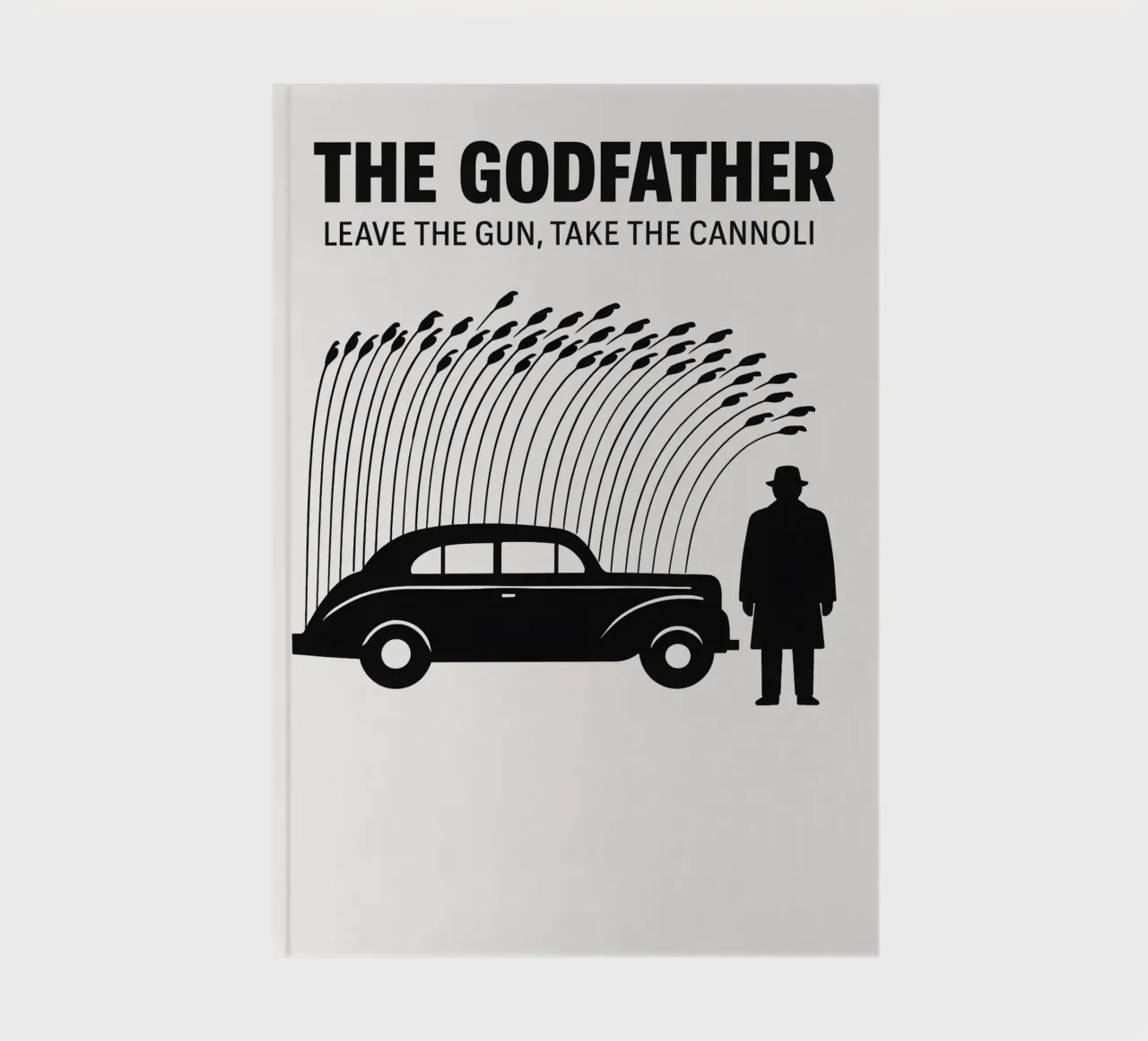 The Godfather Print notebook by MoviesArt