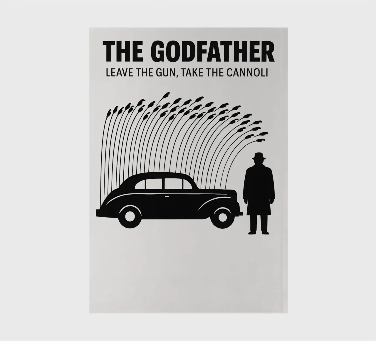 The Godfather Print notebook by MoviesArt