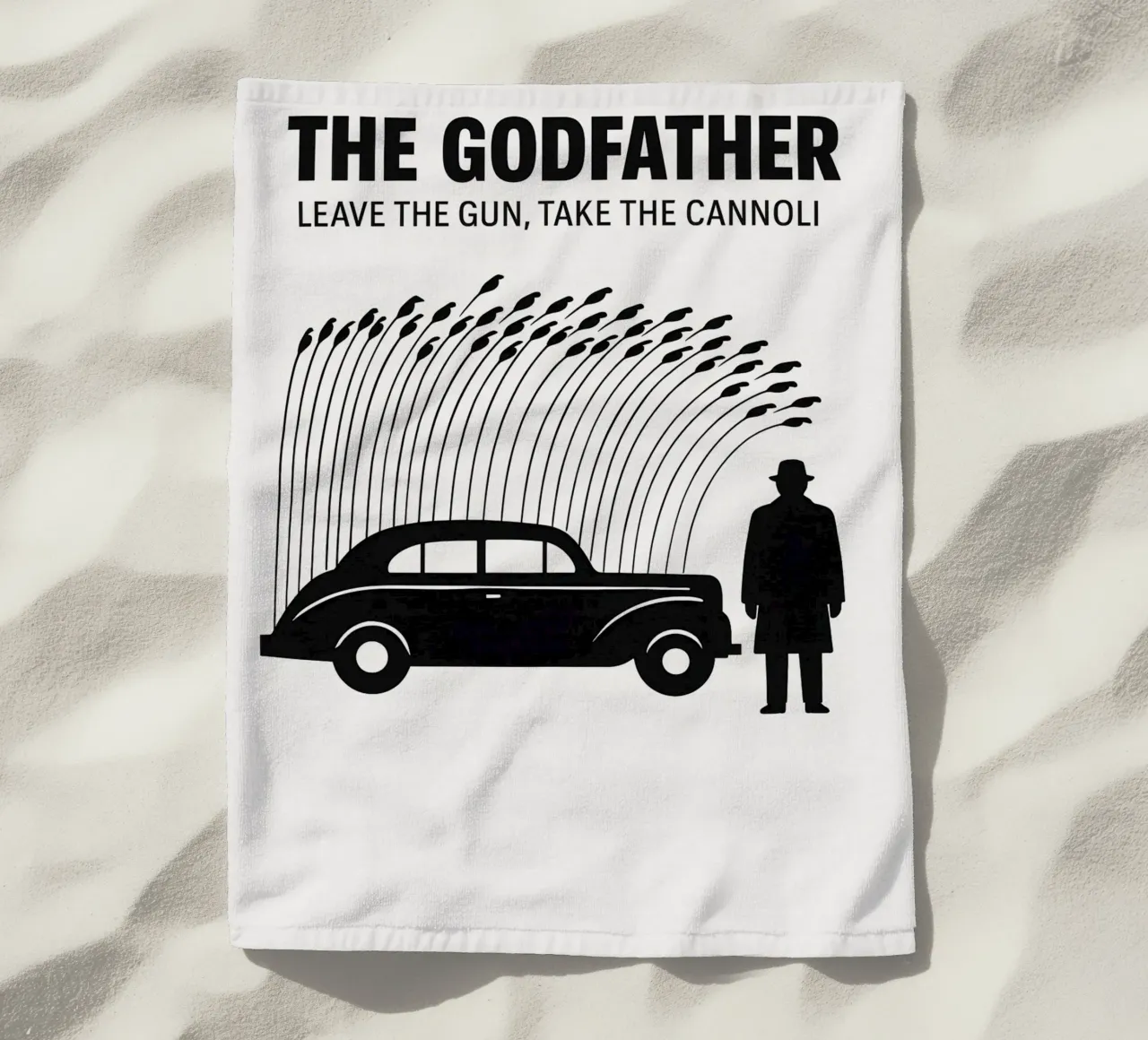 The Godfather Print telo mare da MoviesArt