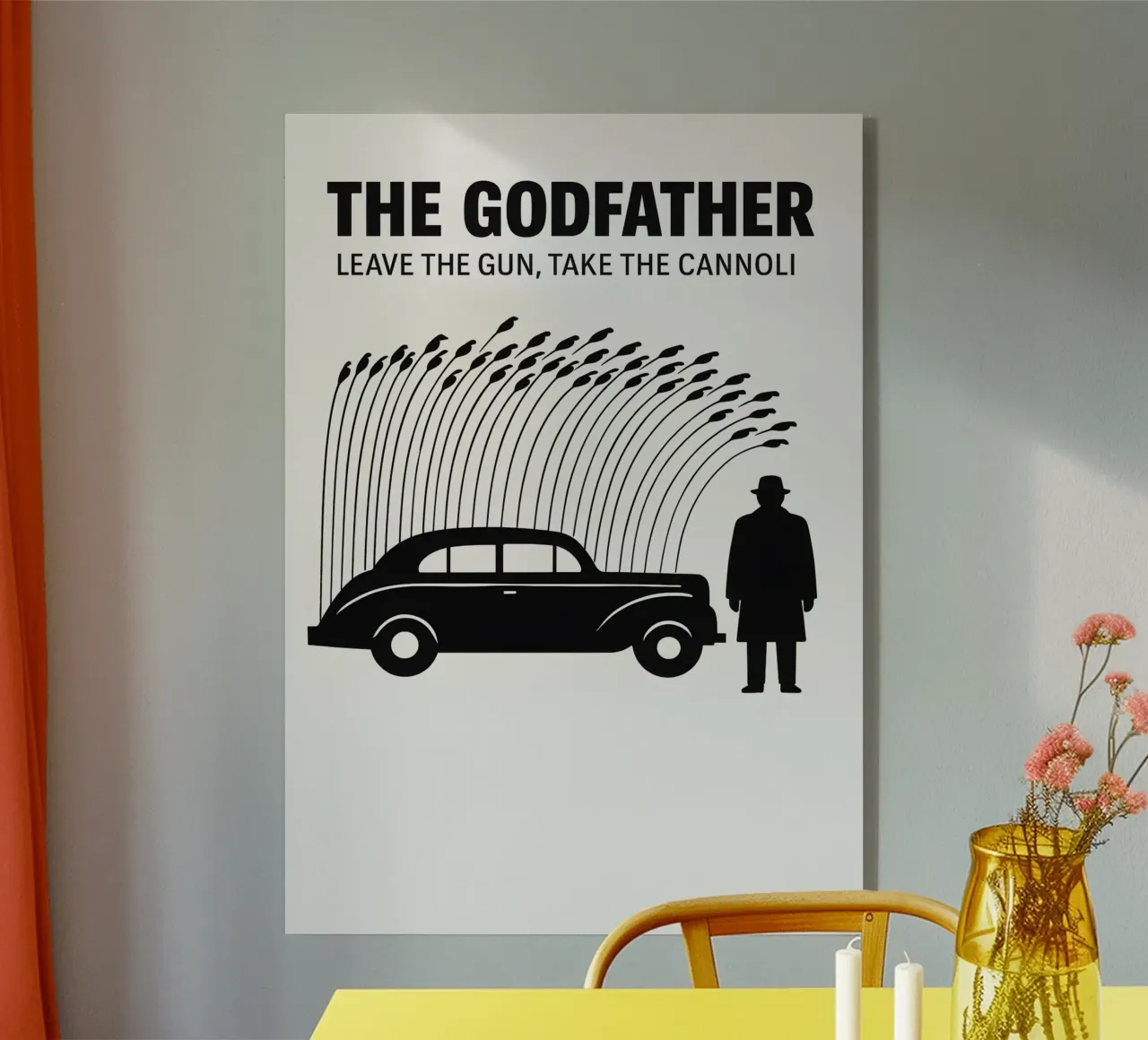 The Godfather Print plexiglass da MoviesArt