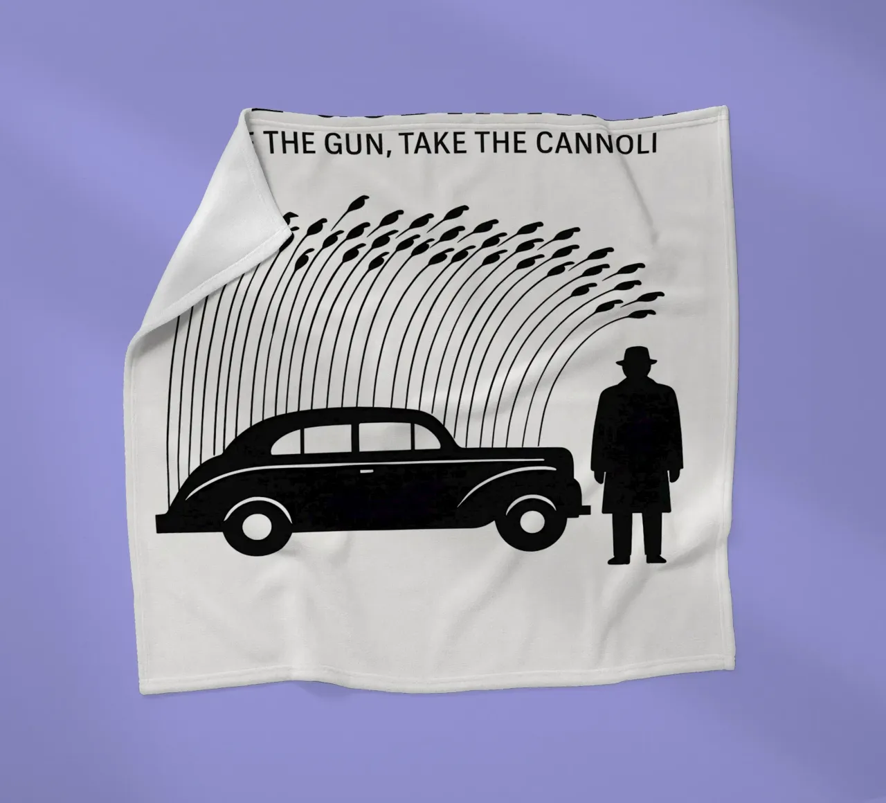 The Godfather Print coperta in pile da MoviesArt