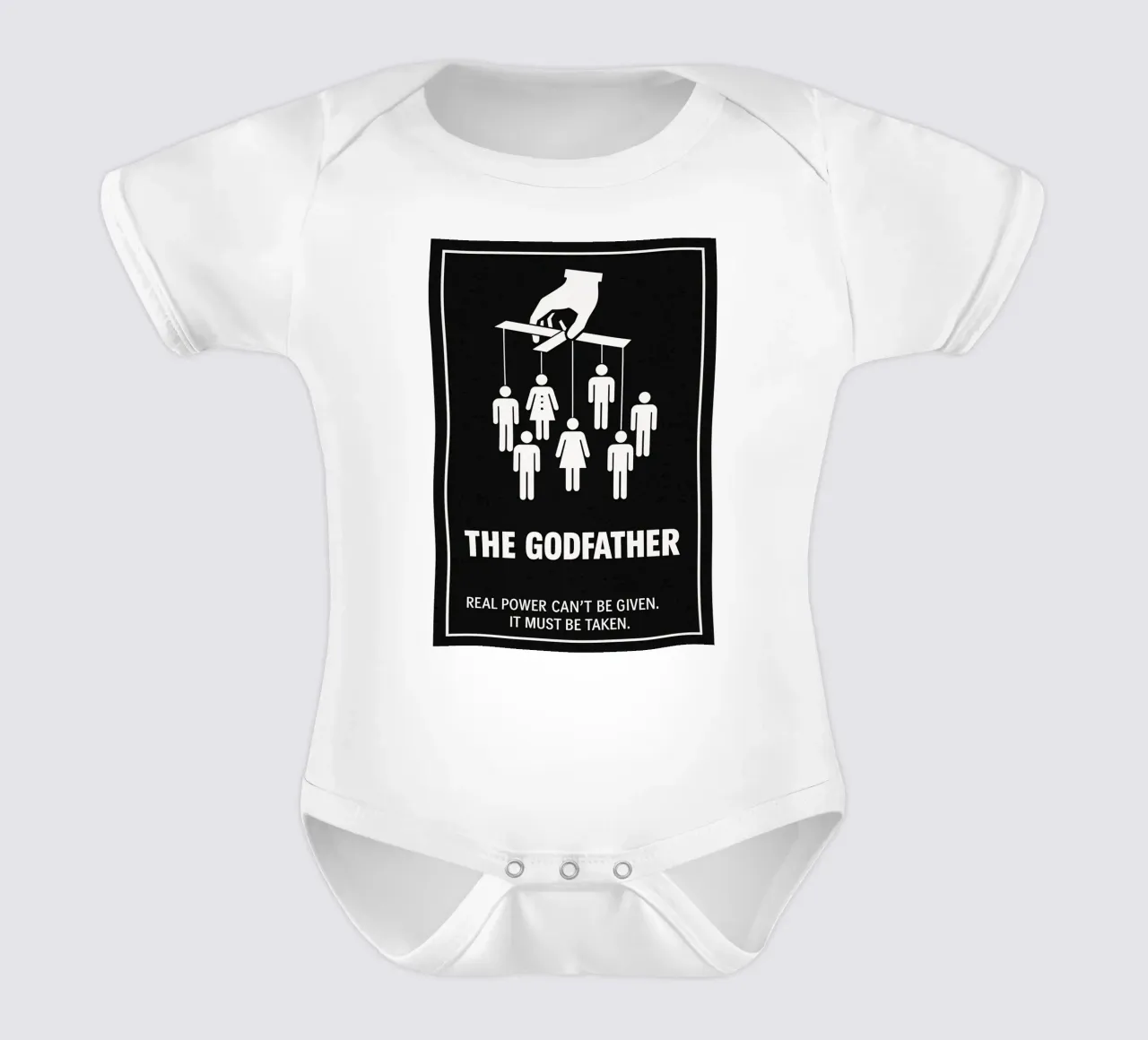 The Godfather Print body neonato maniche corte da MoviesArt
