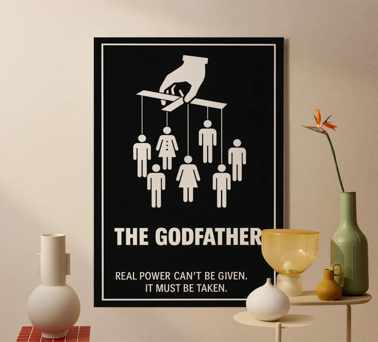 The Godfather Print plexiglass da MoviesArt