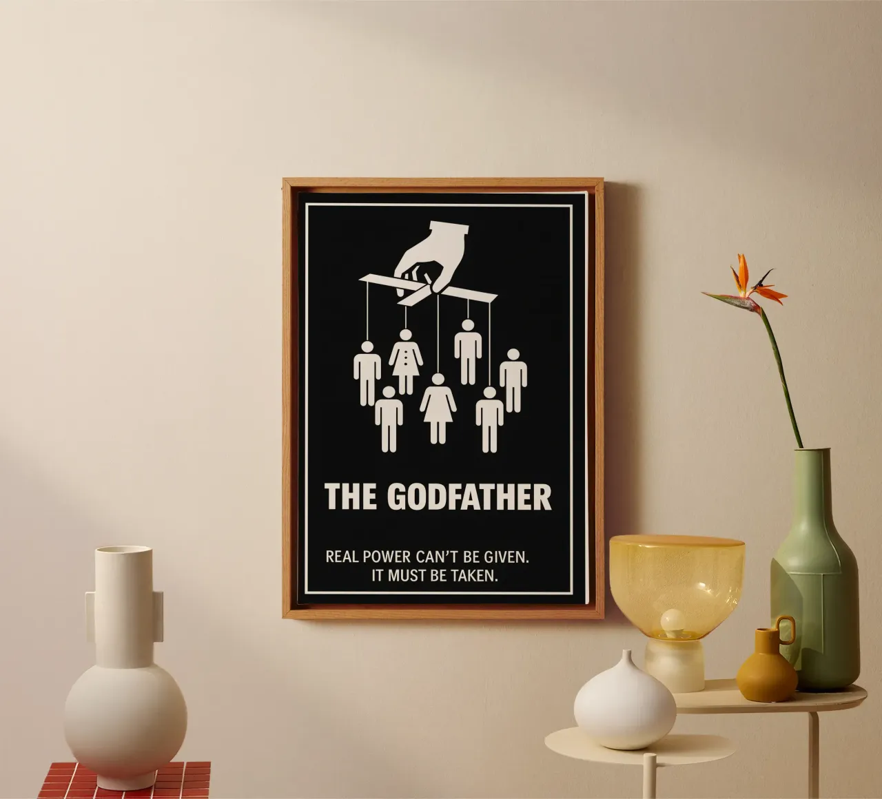 The Godfather Print canvas by MoviesArt