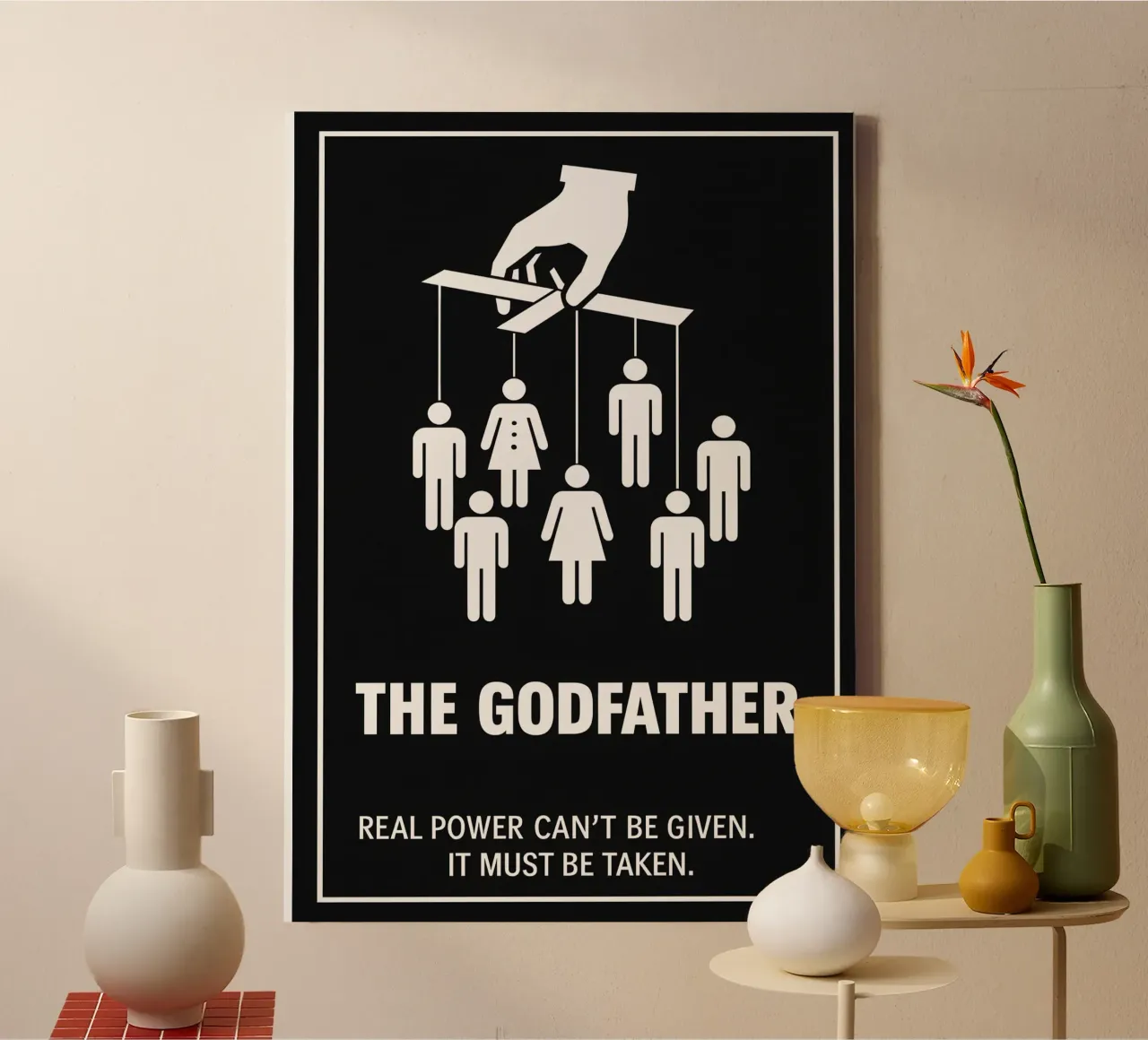 The Godfather Print canvas by MoviesArt
