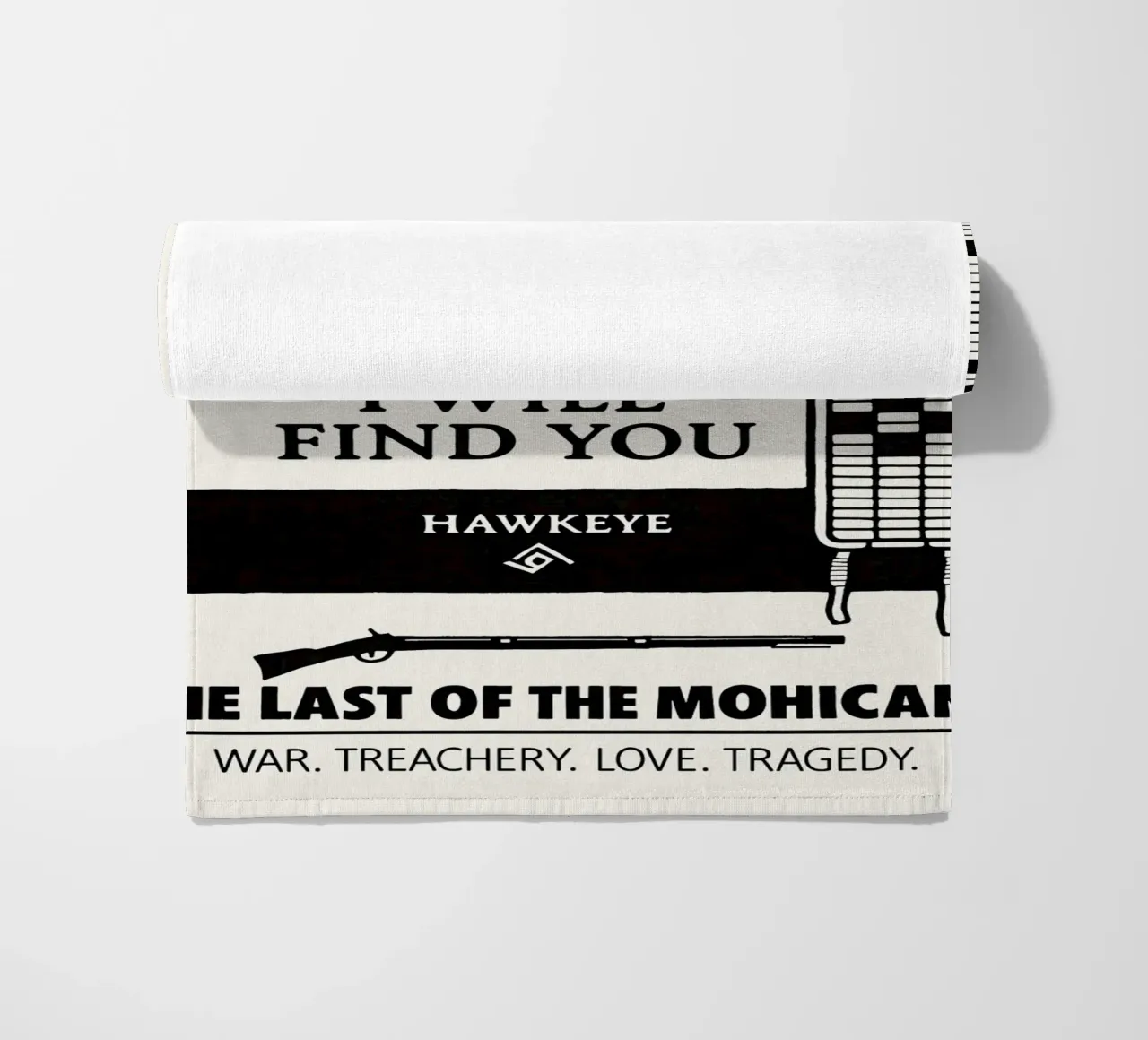The Last Of The Mohicans Print telo mare da MoviesArt