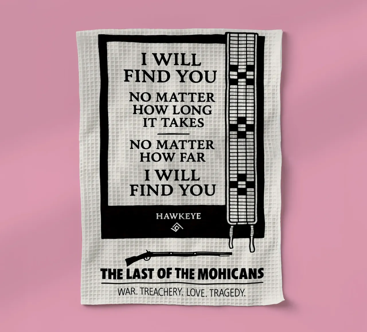 The Last Of The Mohicans Print canovaccio da cucina da MoviesArt