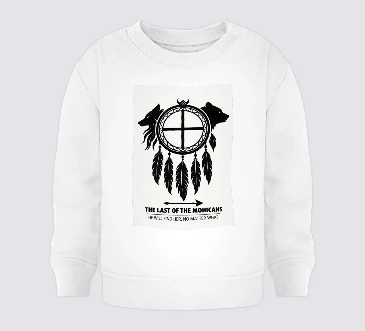 The Last Of The Mohicans Print felpa neonato da MoviesArt