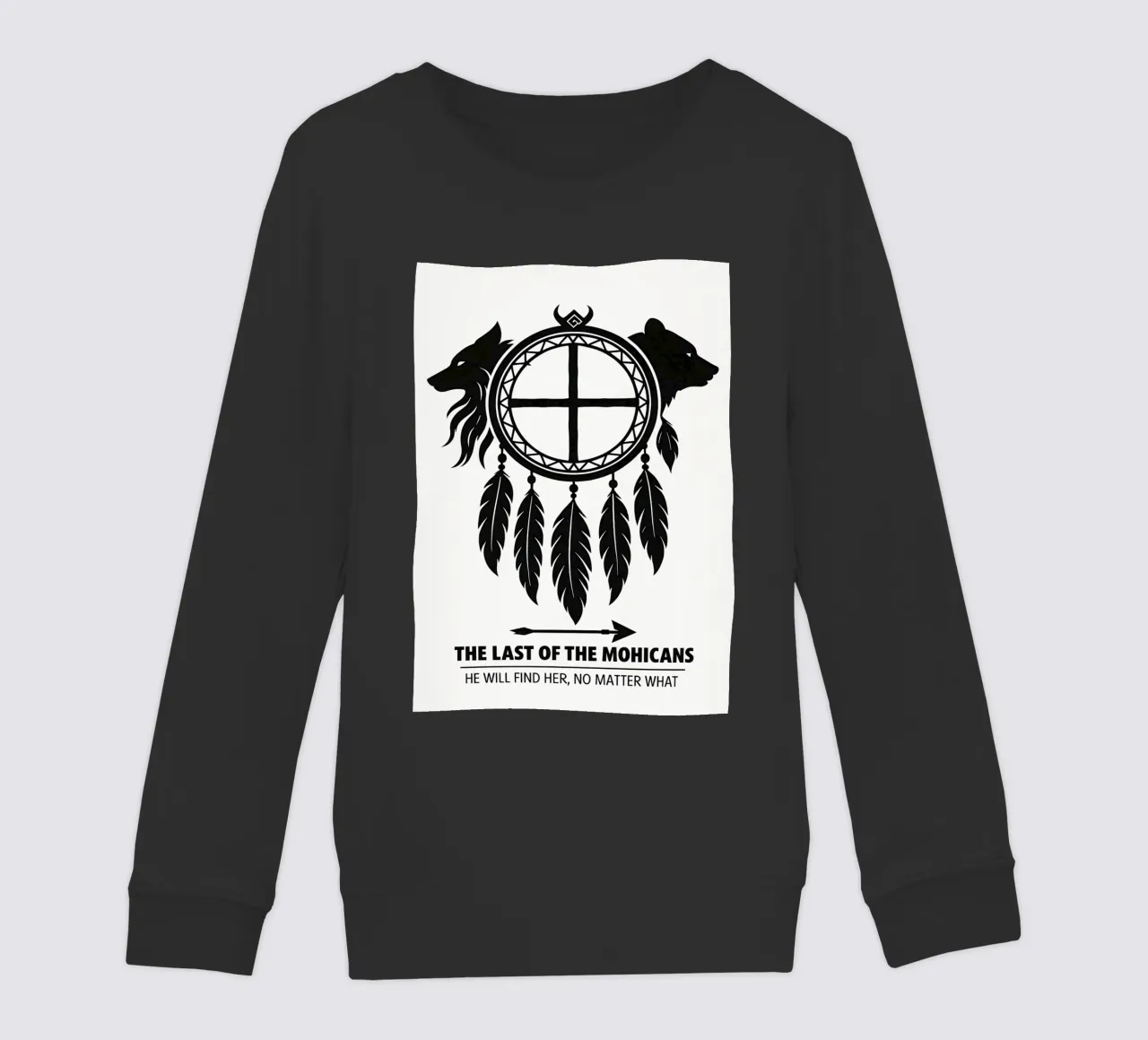 The Last Of The Mohicans Print felpa bambino da MoviesArt