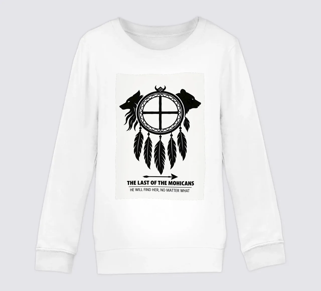 The Last Of The Mohicans Print felpa bambino da MoviesArt