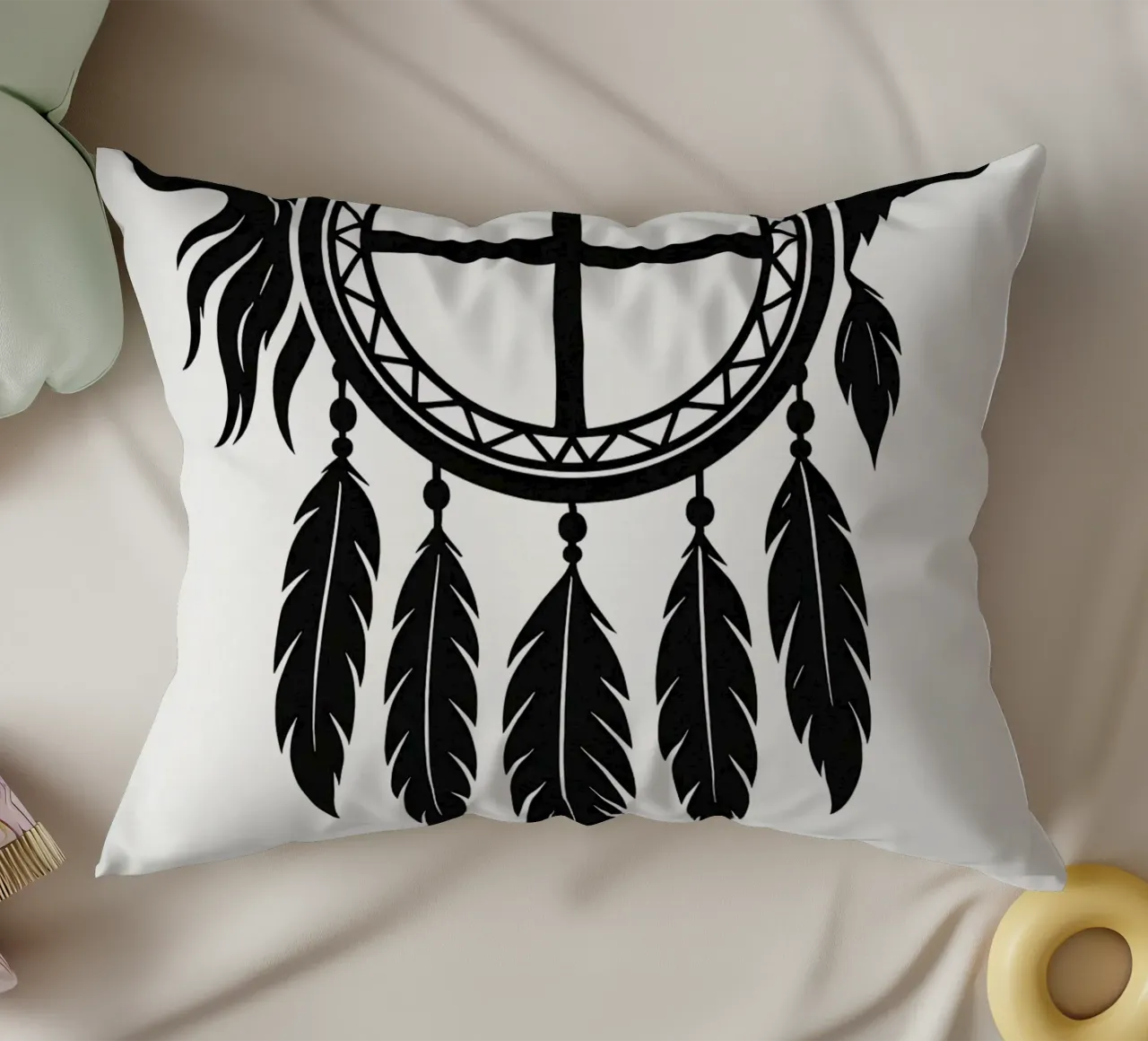 The Last Of The Mohicans Print cuscino da MoviesArt