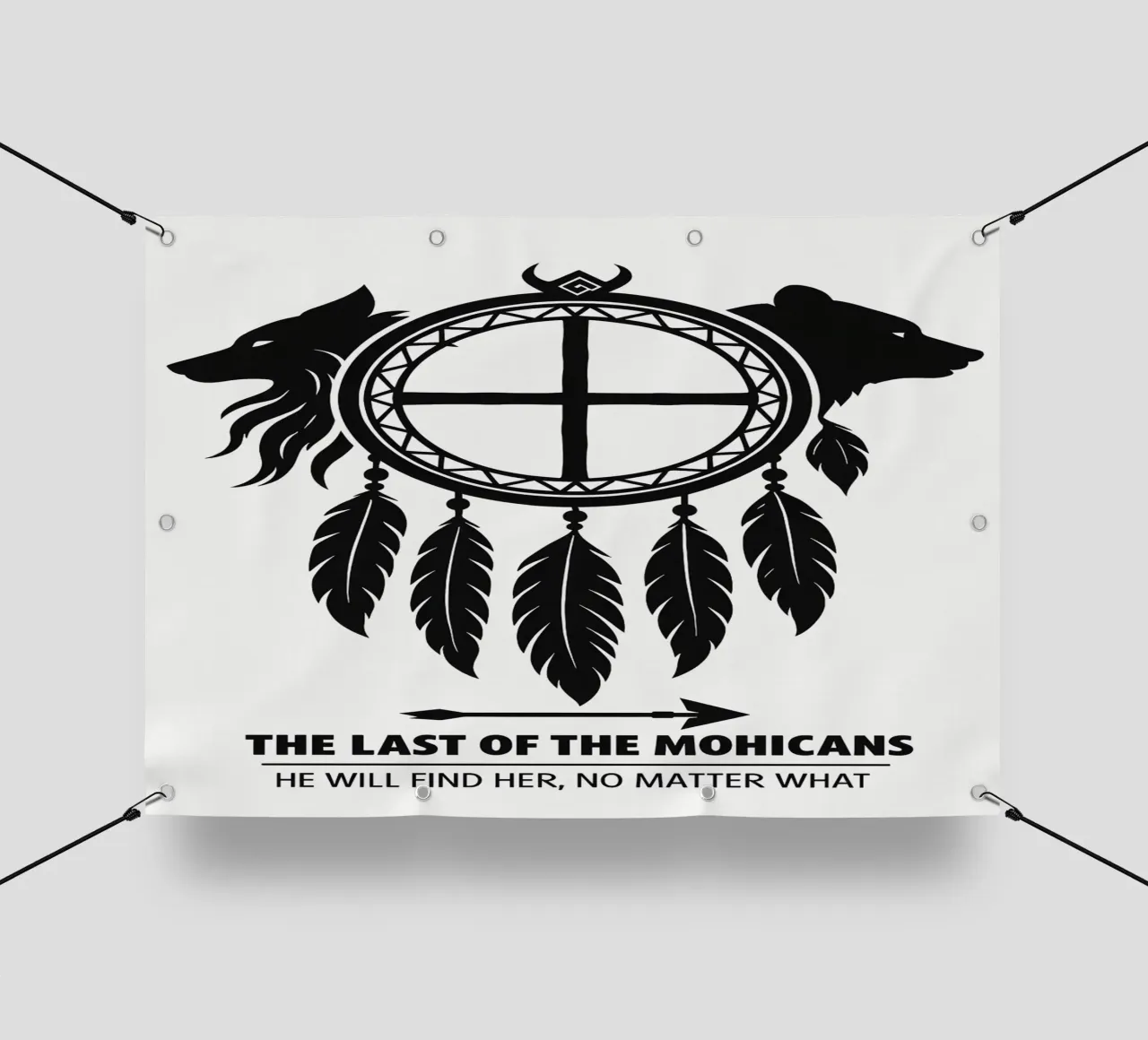 The Last Of The Mohicans Print telo in pvc da MoviesArt