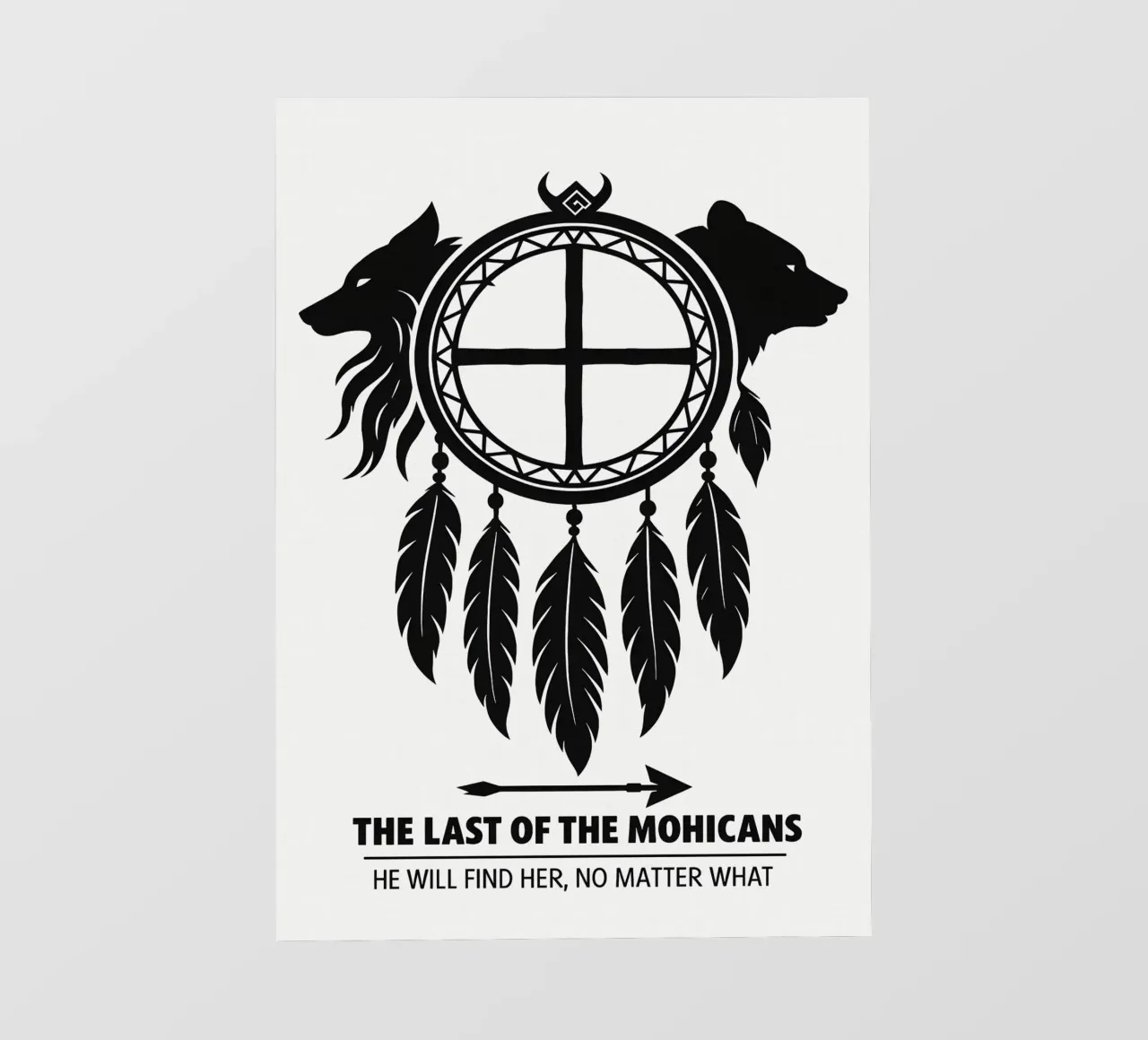 The Last Of The Mohicans Print telo in pvc da MoviesArt