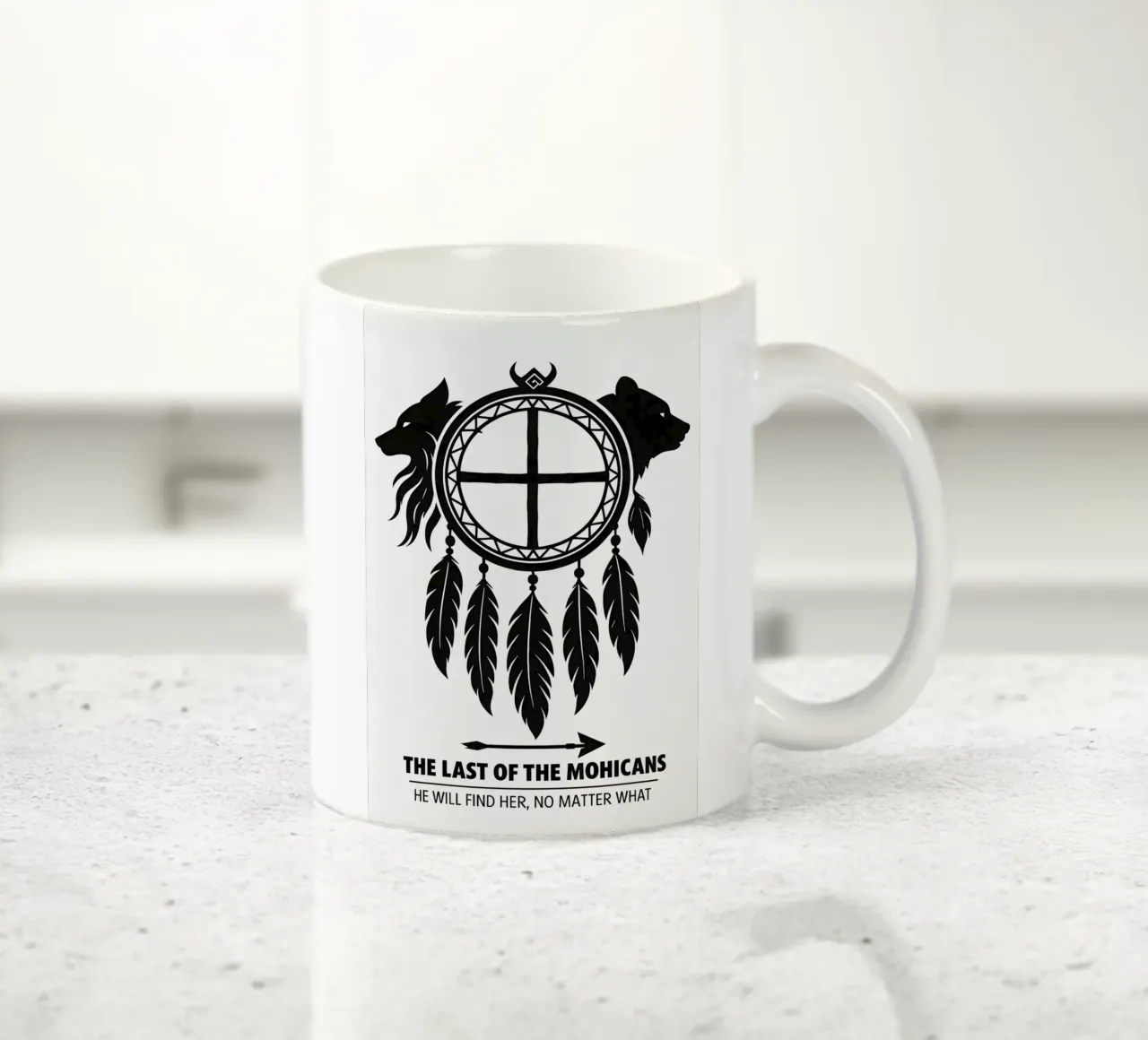 The Last Of The Mohicans Print tazza in ceramica da MoviesArt